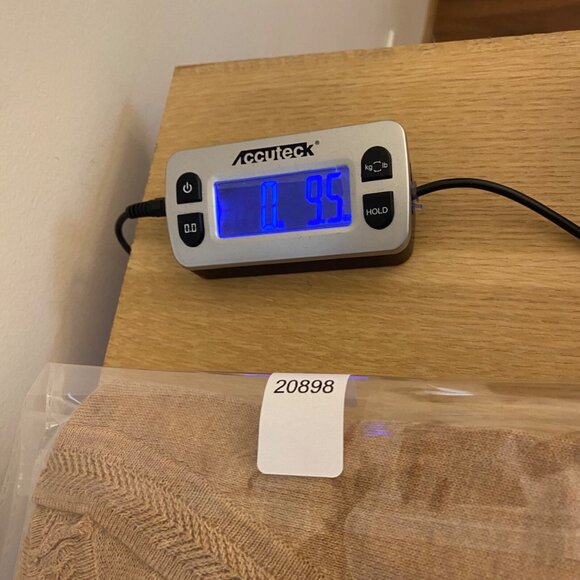 Talbots Sweater Women Large Beige Marled Knit V Neck Stretch Pullover Casual NWT - Picture 10 of 10